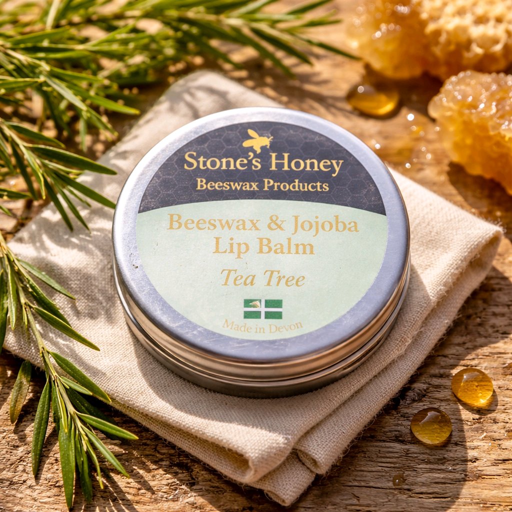 Natural Beeswax Lip Balm 13g – Handmade UK – 8 Essential Oil Variants