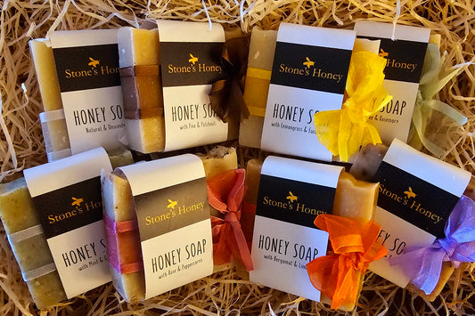 Natural Honey and Beeswax Soap 90g bar