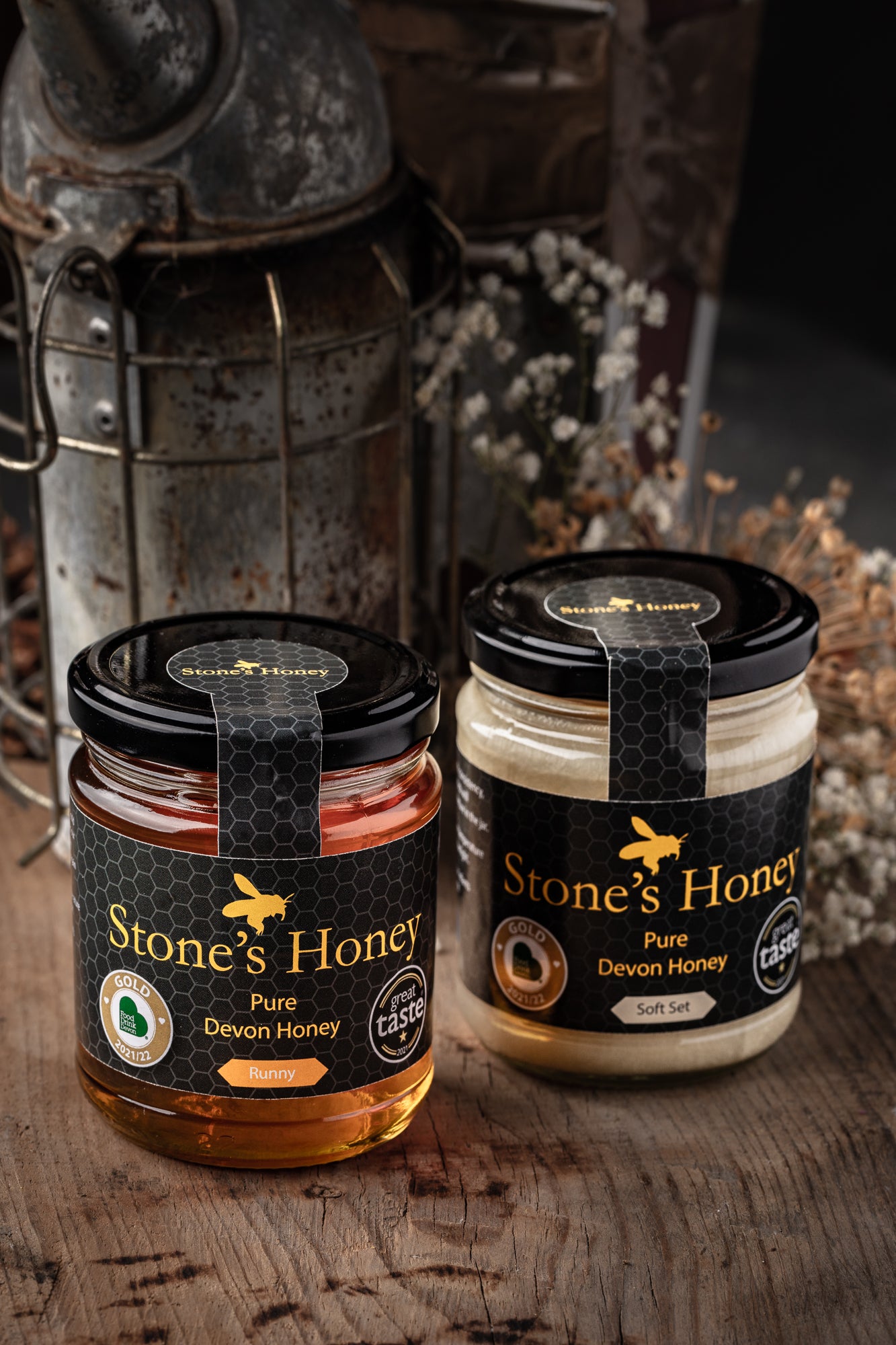 2 Pack Runny and Soft-set Devon Honey 360g x2