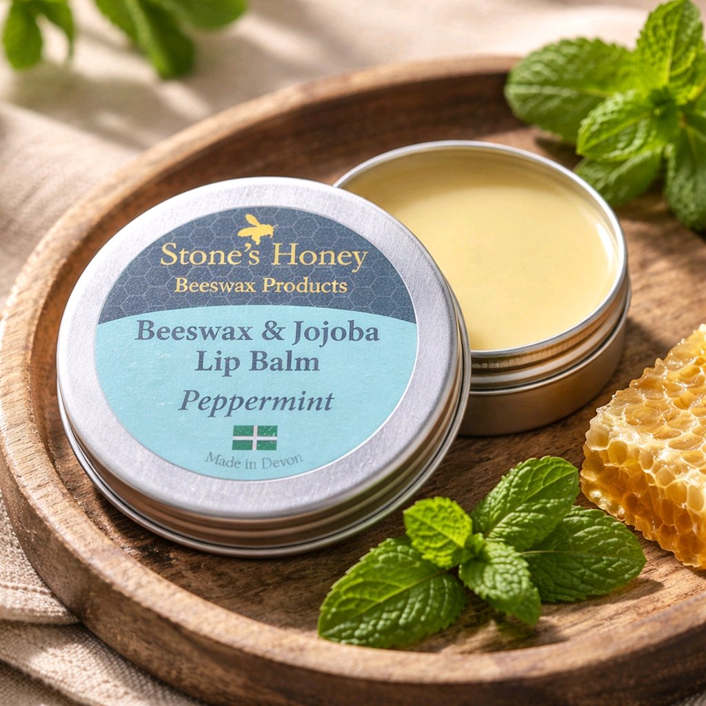 Natural Beeswax Lip Balm 13g – Handmade UK – 8 Essential Oil Variants