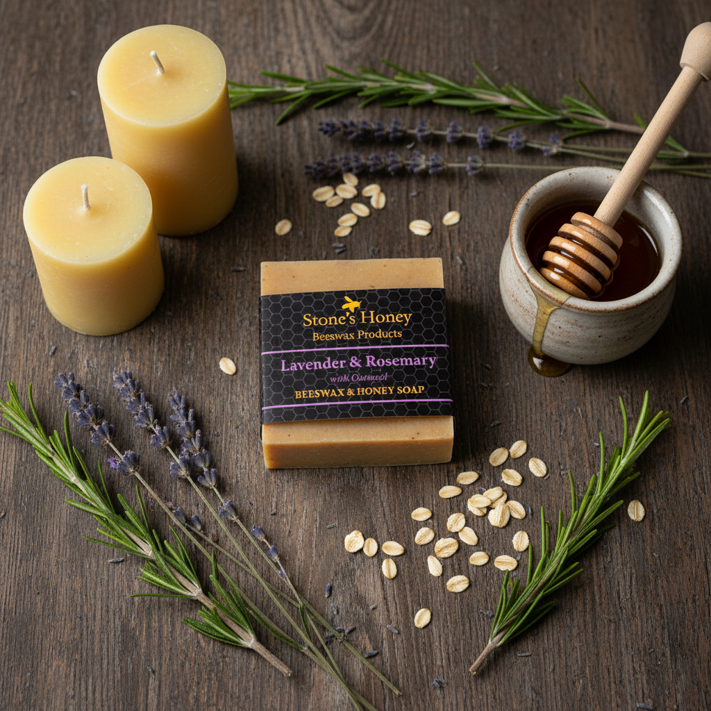 Honey Beeswax Soap 2-Bar Set | Choose Any 2 Scents | 80g each
