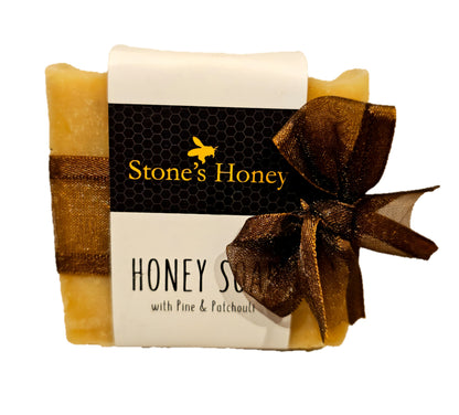 Natural Honey and Beeswax Soap 90g bar